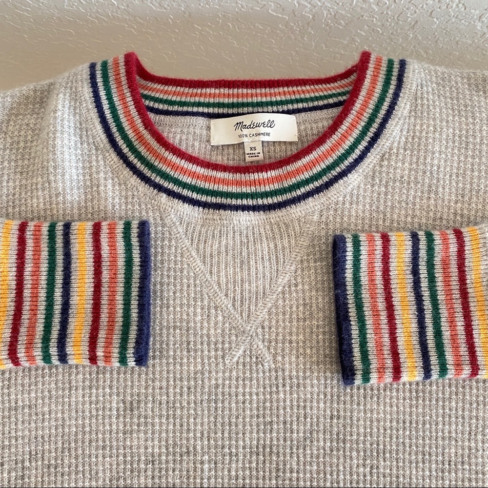 Madewell gray oversized Cashmere Sweater - Picture 7 of 11